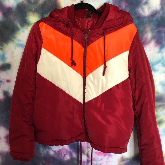 wild fable Jackets & Blazers - Retro Puffer Hoodie Jacket